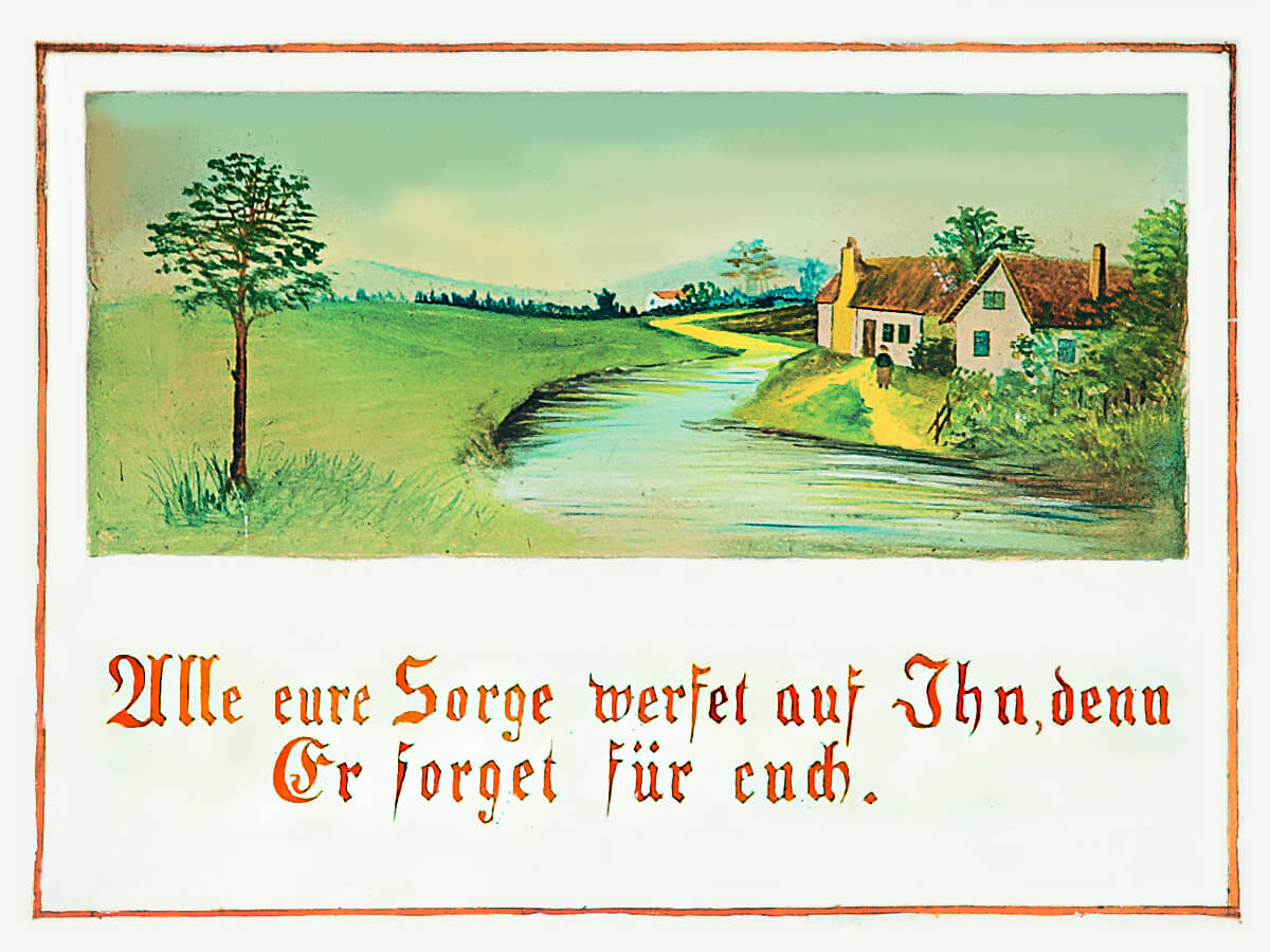 «Alle eure  Sorge werfet auf Ihn, denn Er sorget für euch»